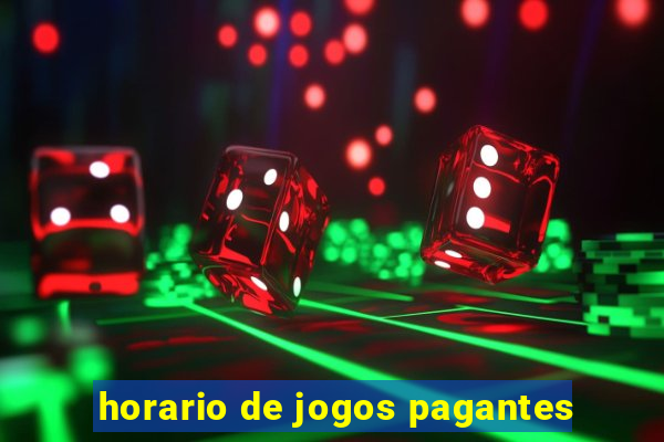 horario de jogos pagantes